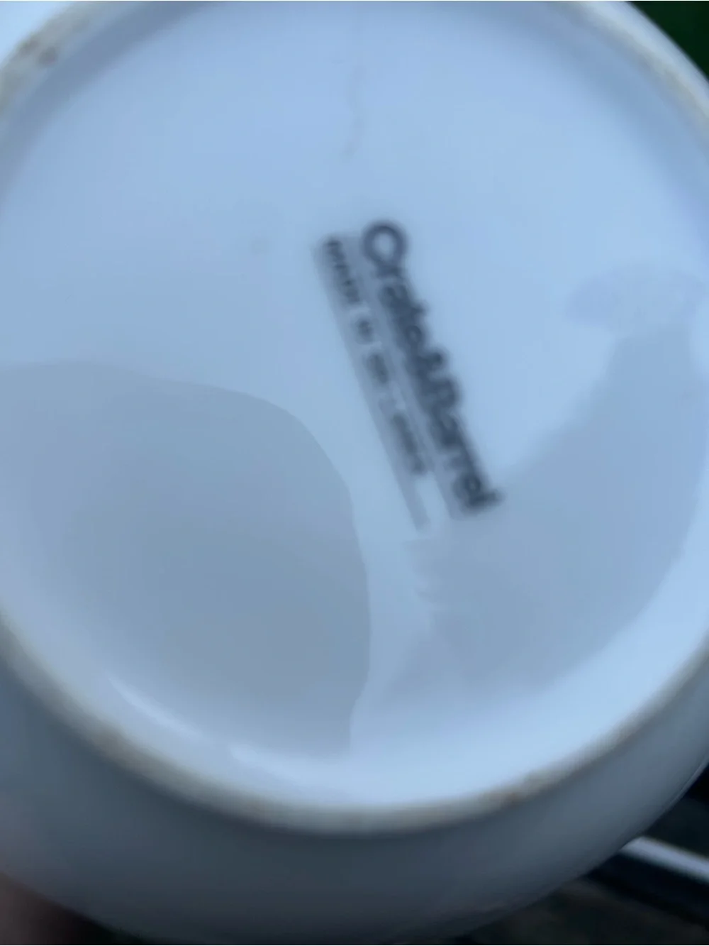 Crate&Barrel White Porcelain Teapot